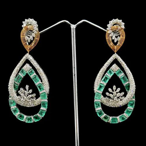 Diamond Chandelier Earrings