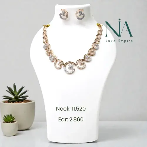 rose gold necklace 135