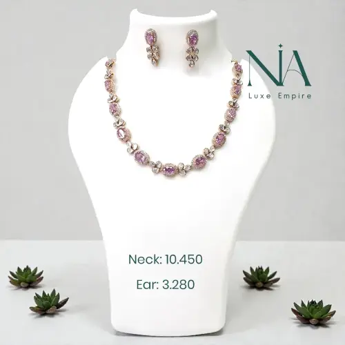 Rose gold necklace 149