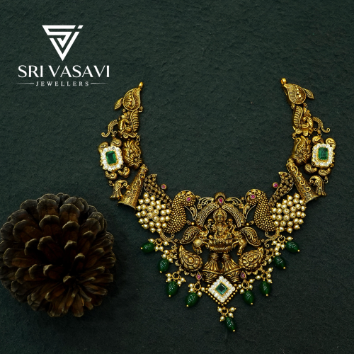 Gajalakshmi necklace