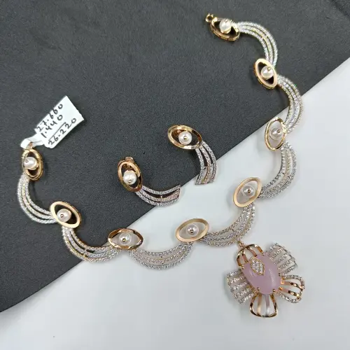 Rose Gold Necklace Short