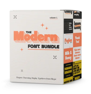 Vecteezy Premium Modern Font Bundle – Yours Only $1.99!