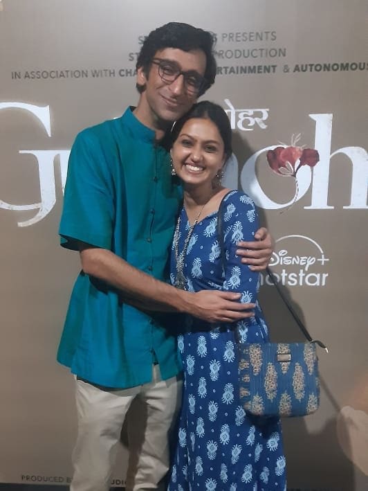 Tanvi Rao with Mr. Eeshit Narain.