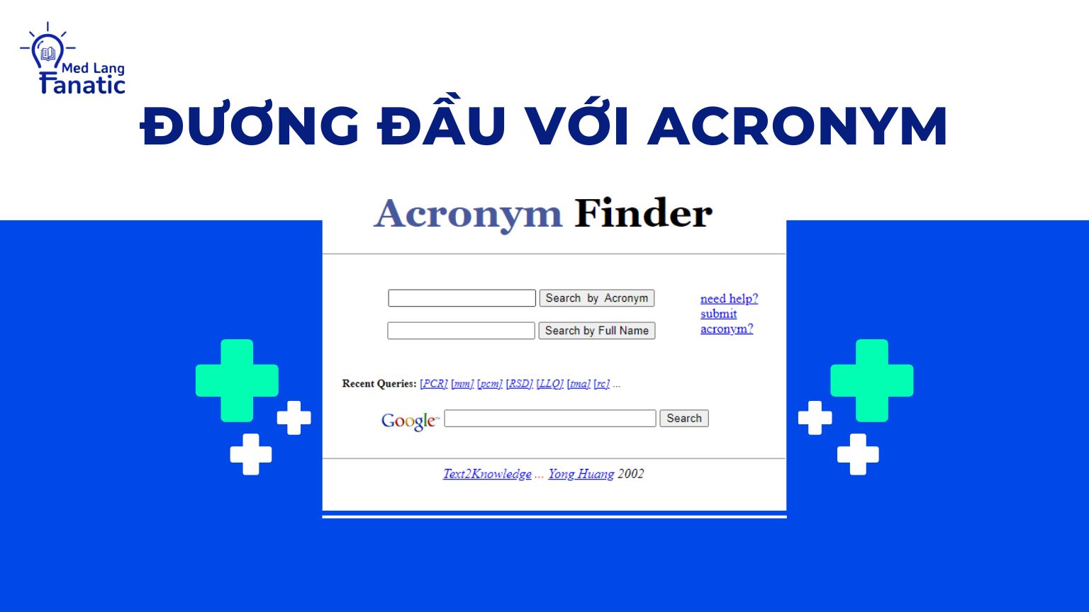 Đương đầu với acronym