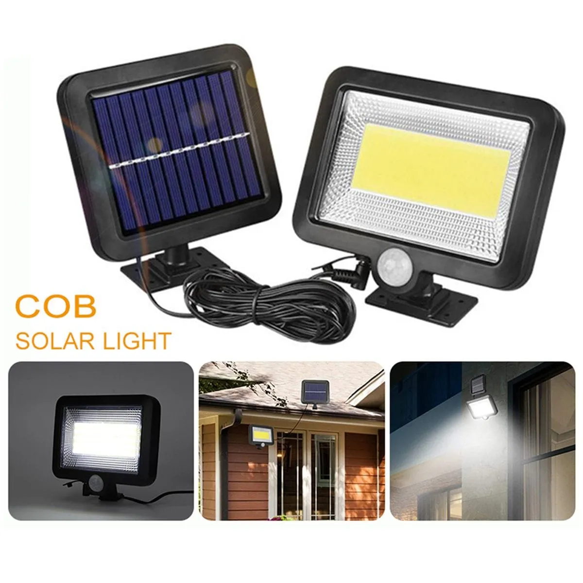 মোশন সেন্সর-সোলার LED স্ট্রিট লাইট