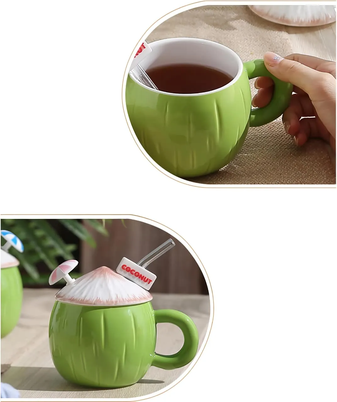 Coconut Ceramic Mug — view 3