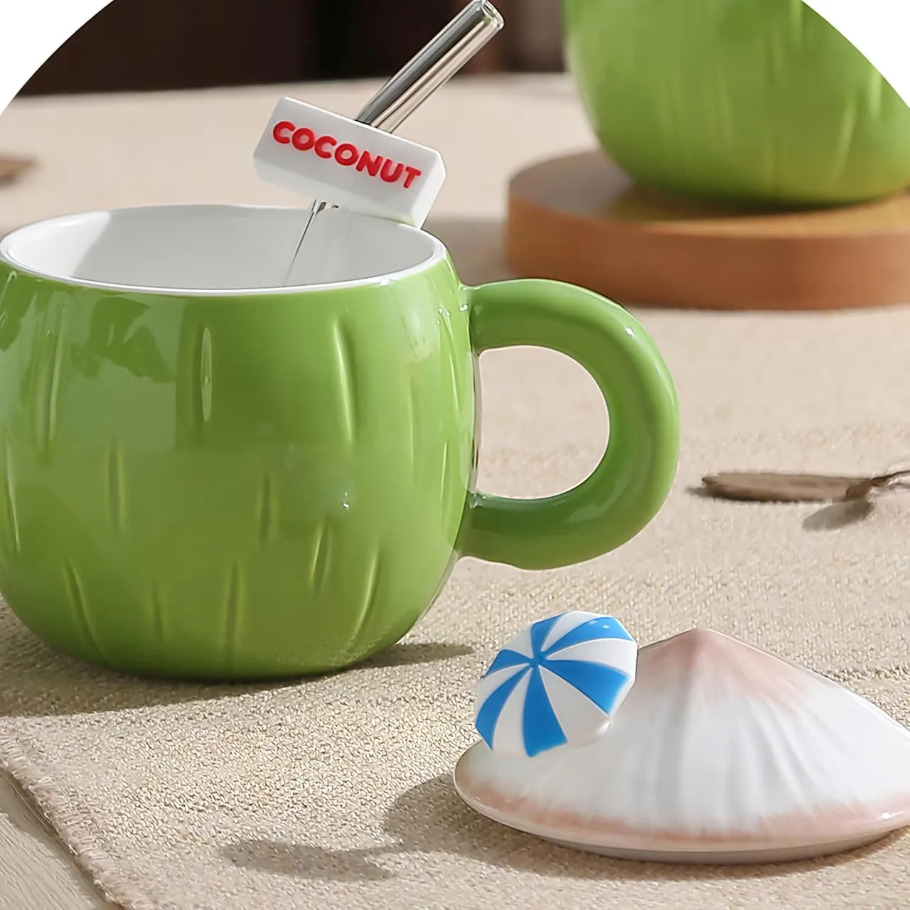 Coconut Ceramic Mug — view 4
