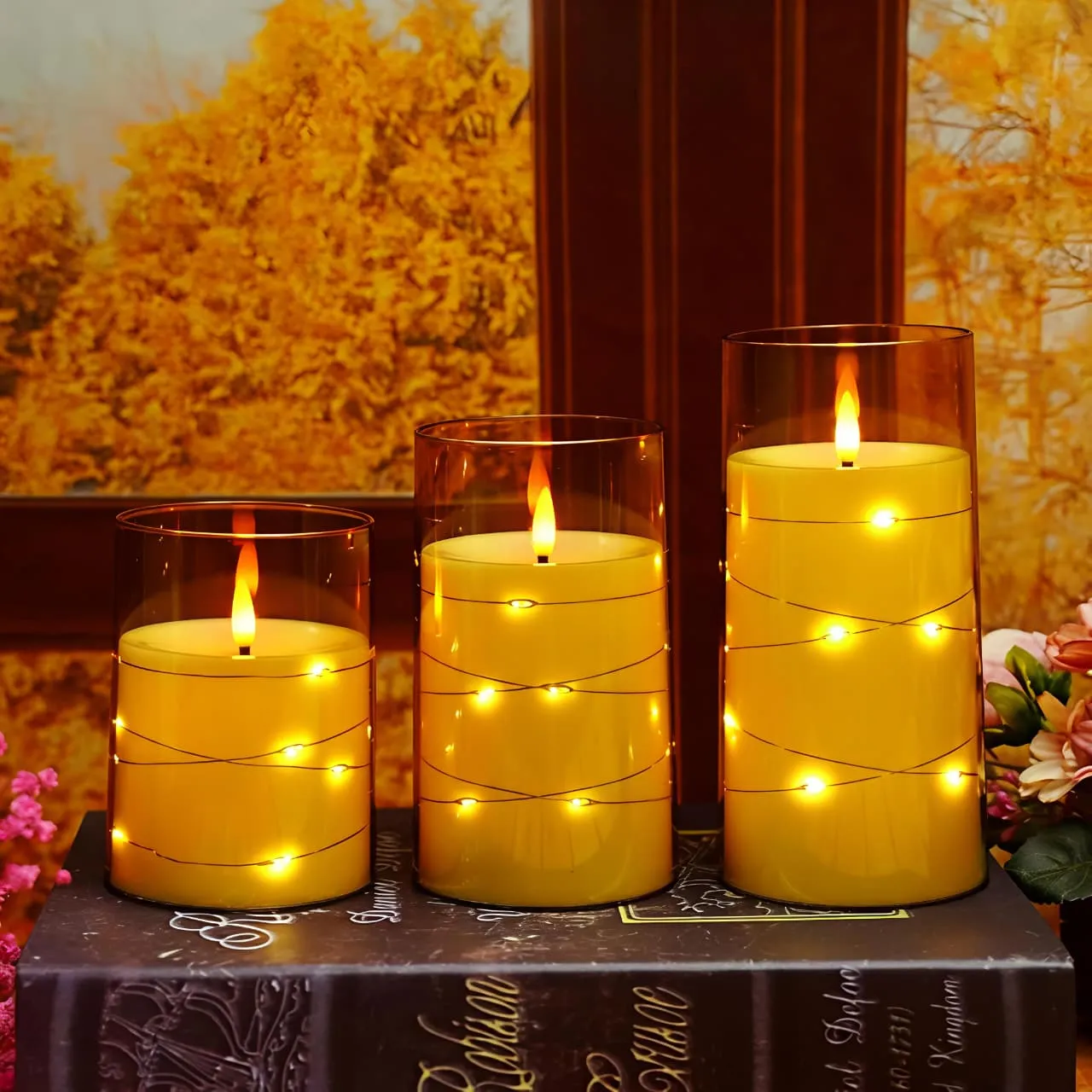 🕯️ রিমোট কন্ট্রোল LED ক্যান্ডেল লাইট
