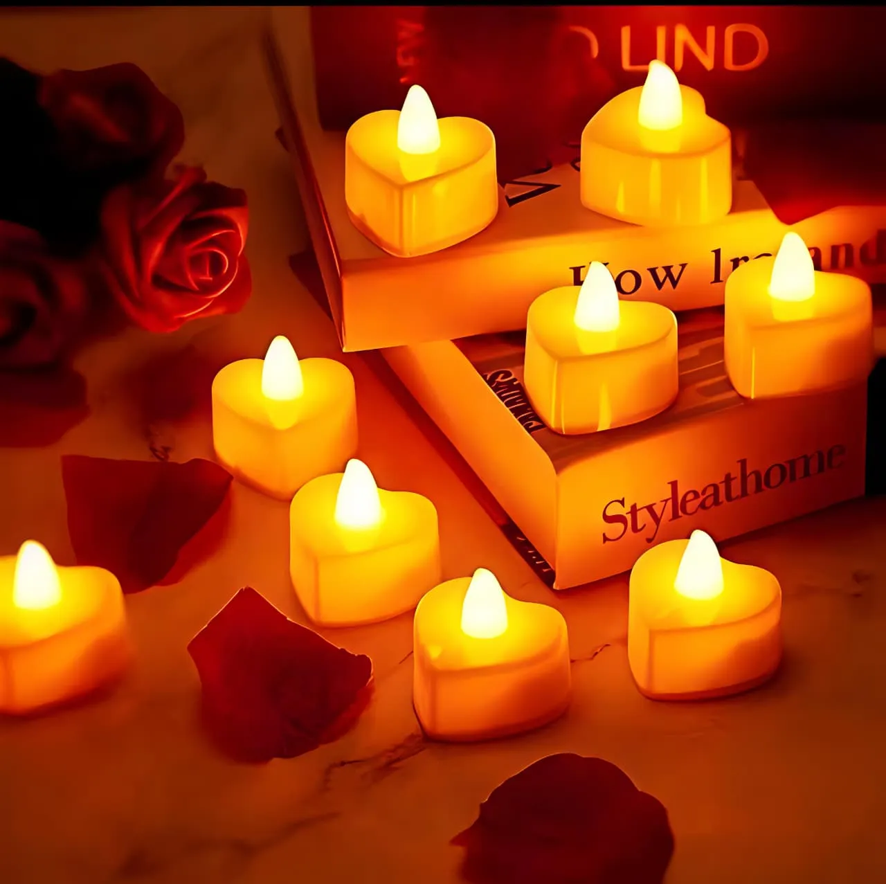 Heart-Shaped Candle