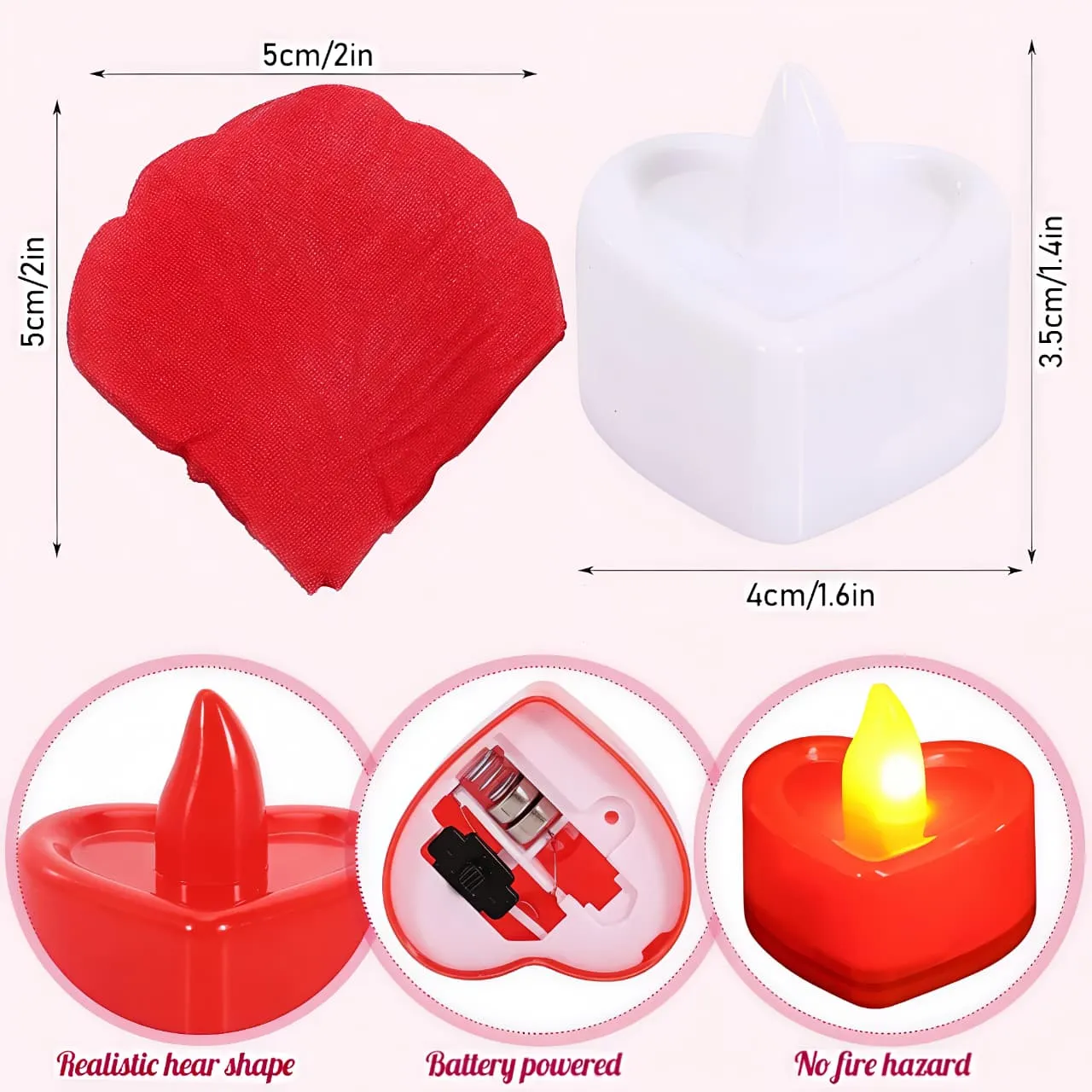 Heart-Shaped Candle — view 7