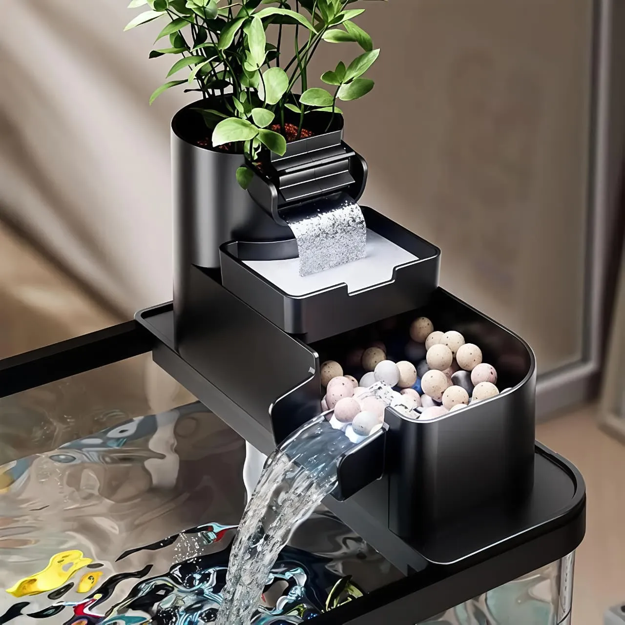 Desktop Aquarium Fish Tank — view 2
