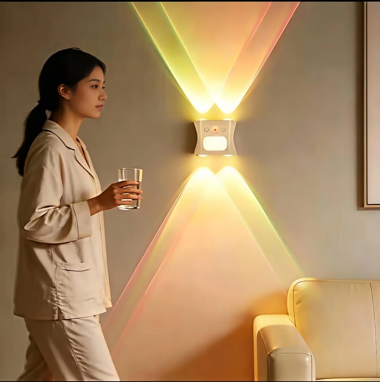 RGB LED ওয়াল ল্যাম্প (রিমোট কন্ট্রোল সহ) — view 7