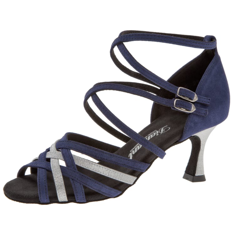 Blue latin cheap dance shoes