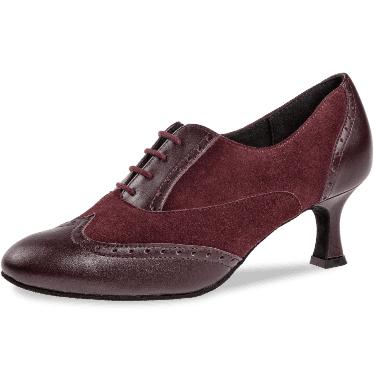 Children dance shoe Mod. 063 for Standard in red leather / suede Children dance shoe Mod. 063 for Standard in red leather / suede