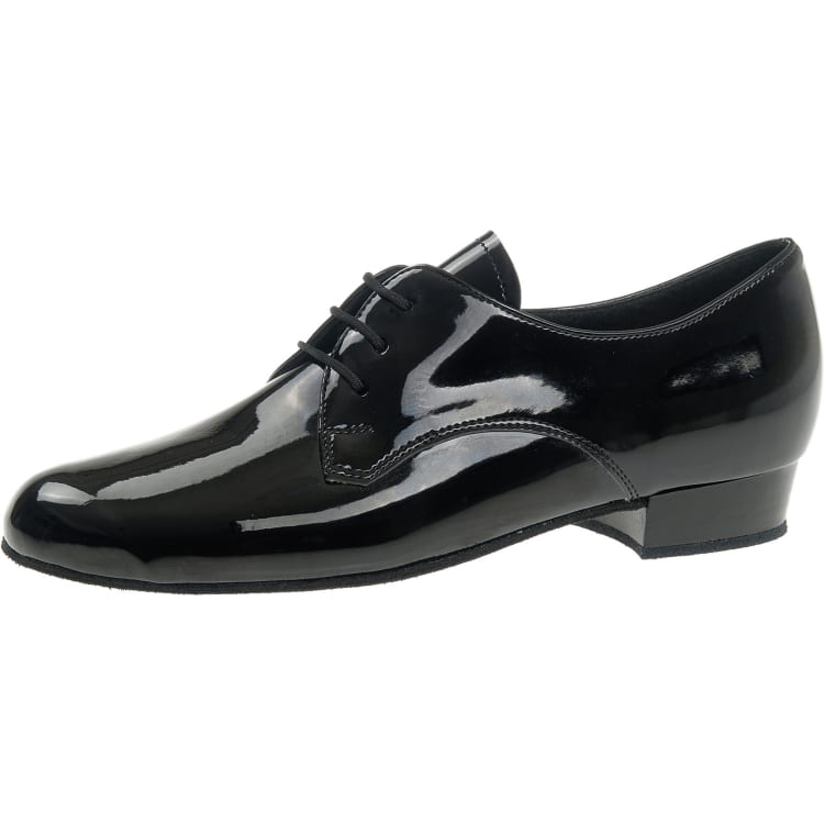 Children dance shoe Mod. 092 for Boys in black patent