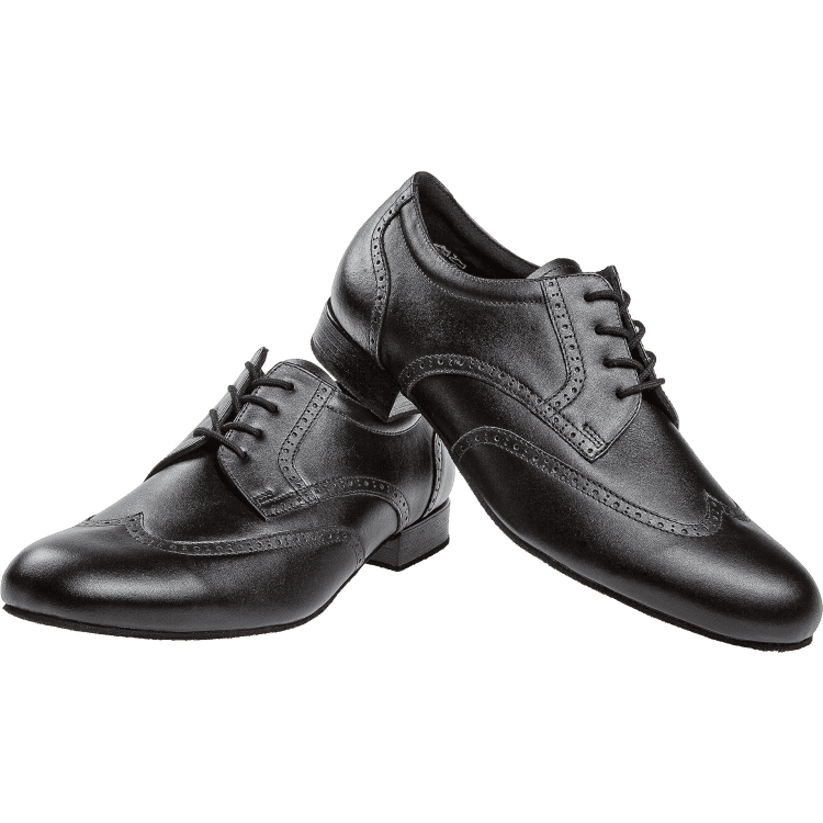 Scarpe Da Ballo Uomo Diamant - Standard E Latino | Pelle Nera, Tacco 2 Cm, Fatte A Mano In Germania - Foto 4