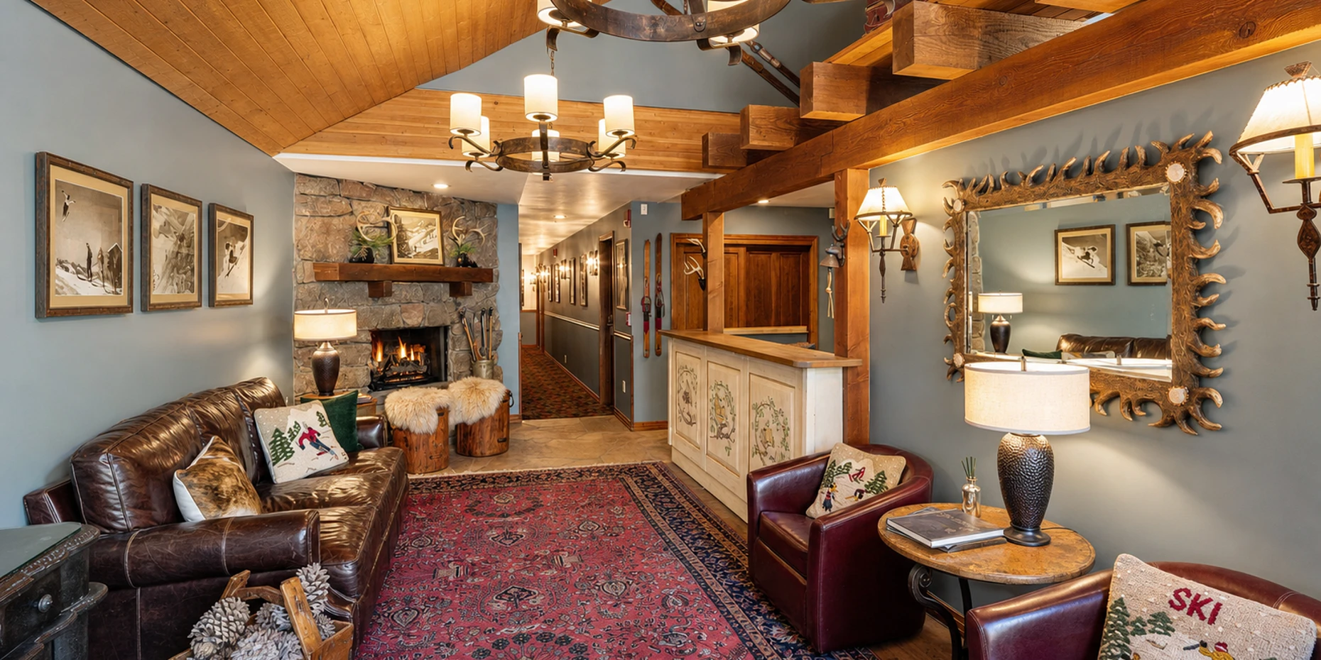 Alpine Village Suites lobby