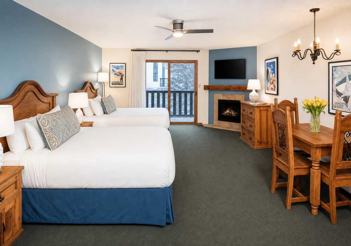 Queen Suite at Alpine Village Suites, Taos Ski Valley — photo 1 of 3