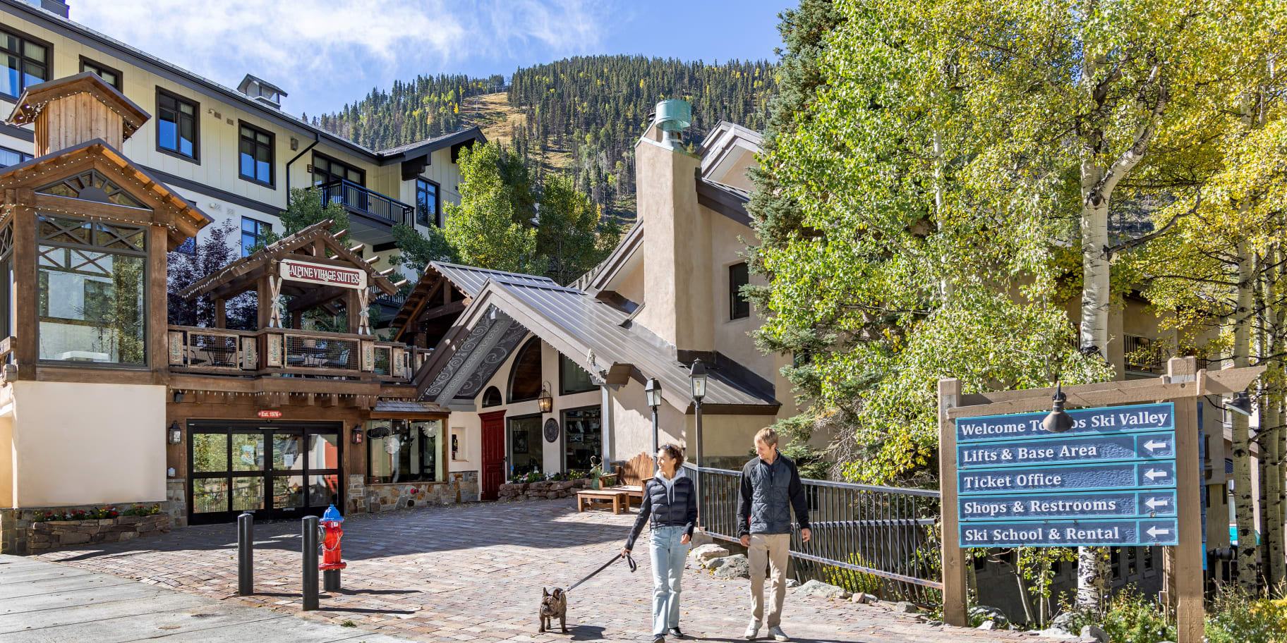 Alpine Village Suites summer exterior