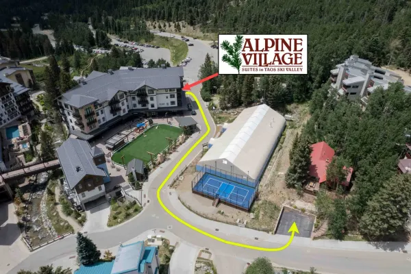 image of parking at the chalet