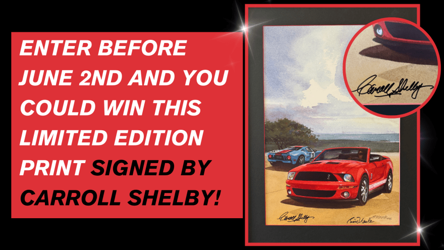 Win this 1-of-1 Shelby Mustang GT500 Heritage Edition and $25,000!