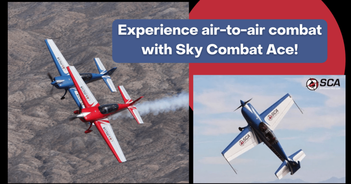 Win an air-to-air combat experience with Sky Combat Ace in Las Vegas!