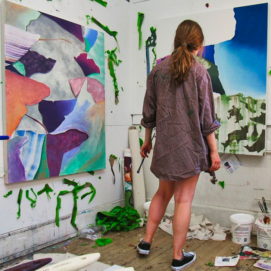 Alyssa Krause abstract painting