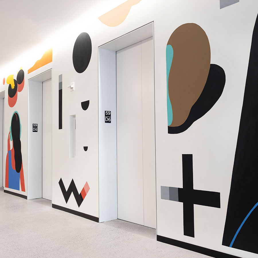 Spotify mural artist world trade center