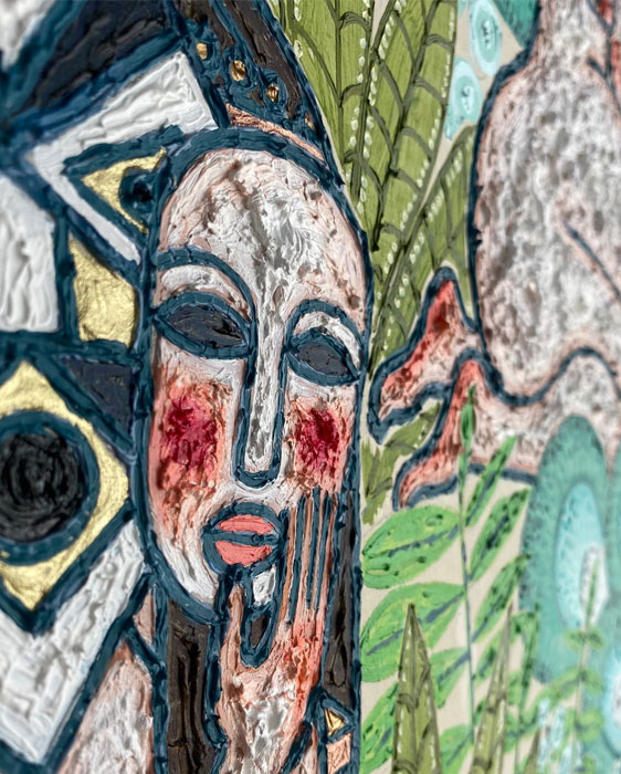 Painter Helen Rebekah Garber