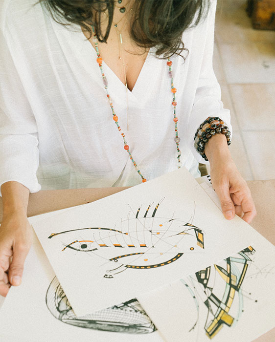 Neman drawing artist