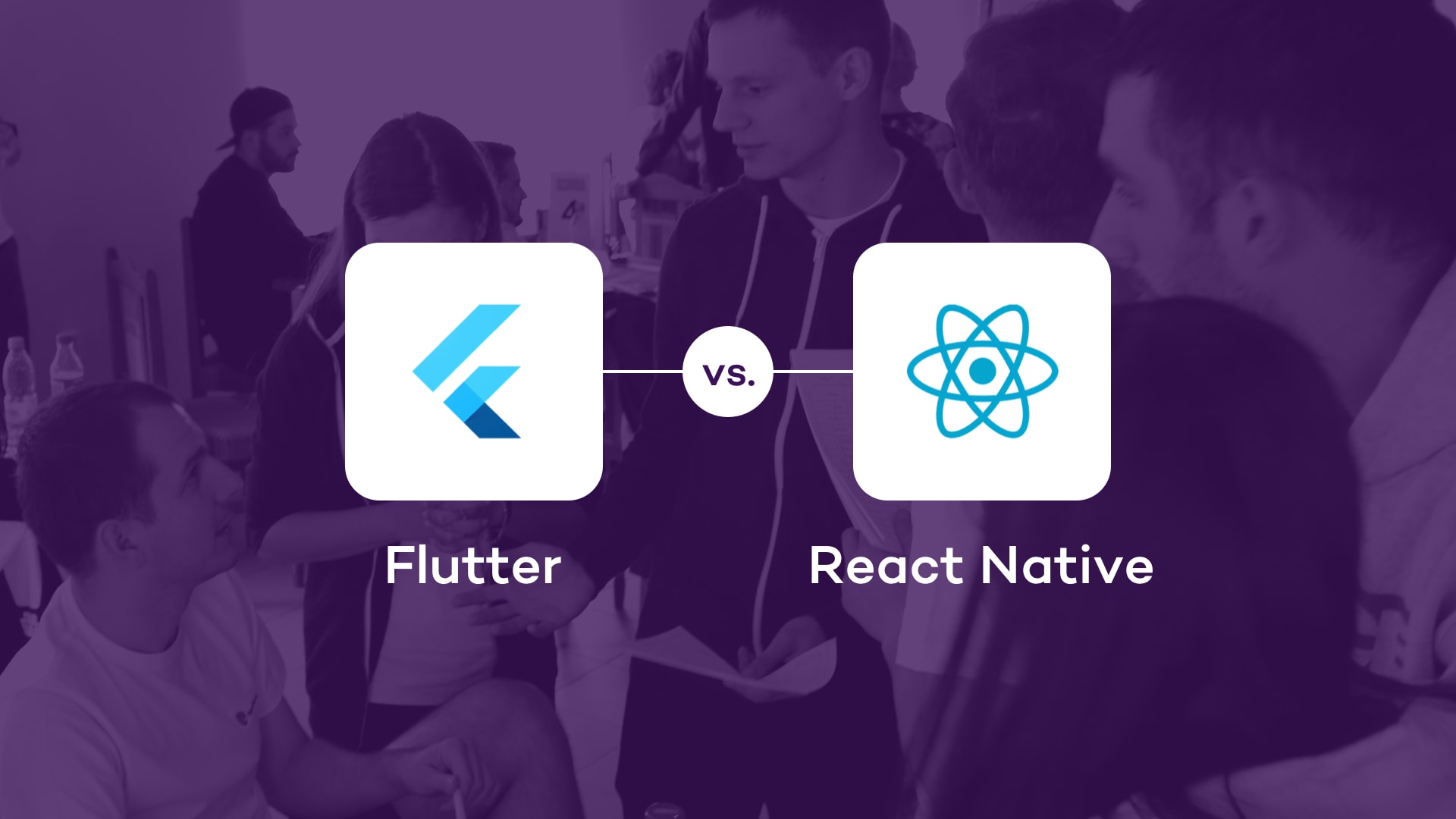 Flutter vs React Native - What to Choose for Developing Your Mobile App? feature image