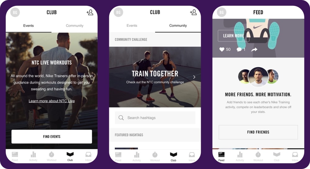 Nike Training Club app | tapptitude blog