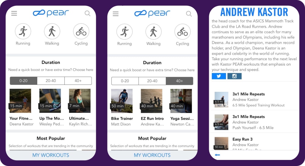 PEAR fitness app | tapptitude blog