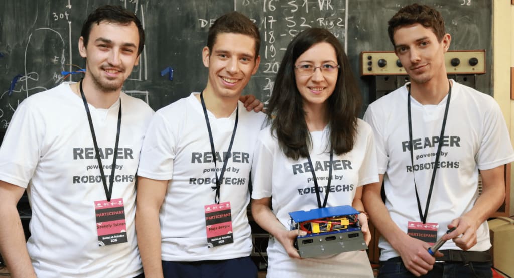 BattleLab Robotica 2016 team supported by tapptitude