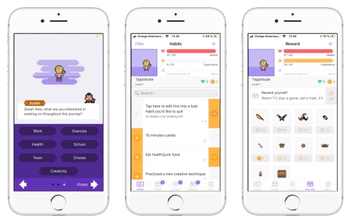 Habitica app screenshots | Tapptitude