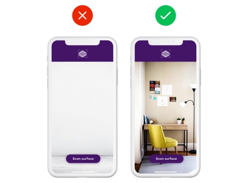 An example of problems caused by an inappropriate space when using augmented reality - What is augmented reality and how to apply it to mobile by tapptitude