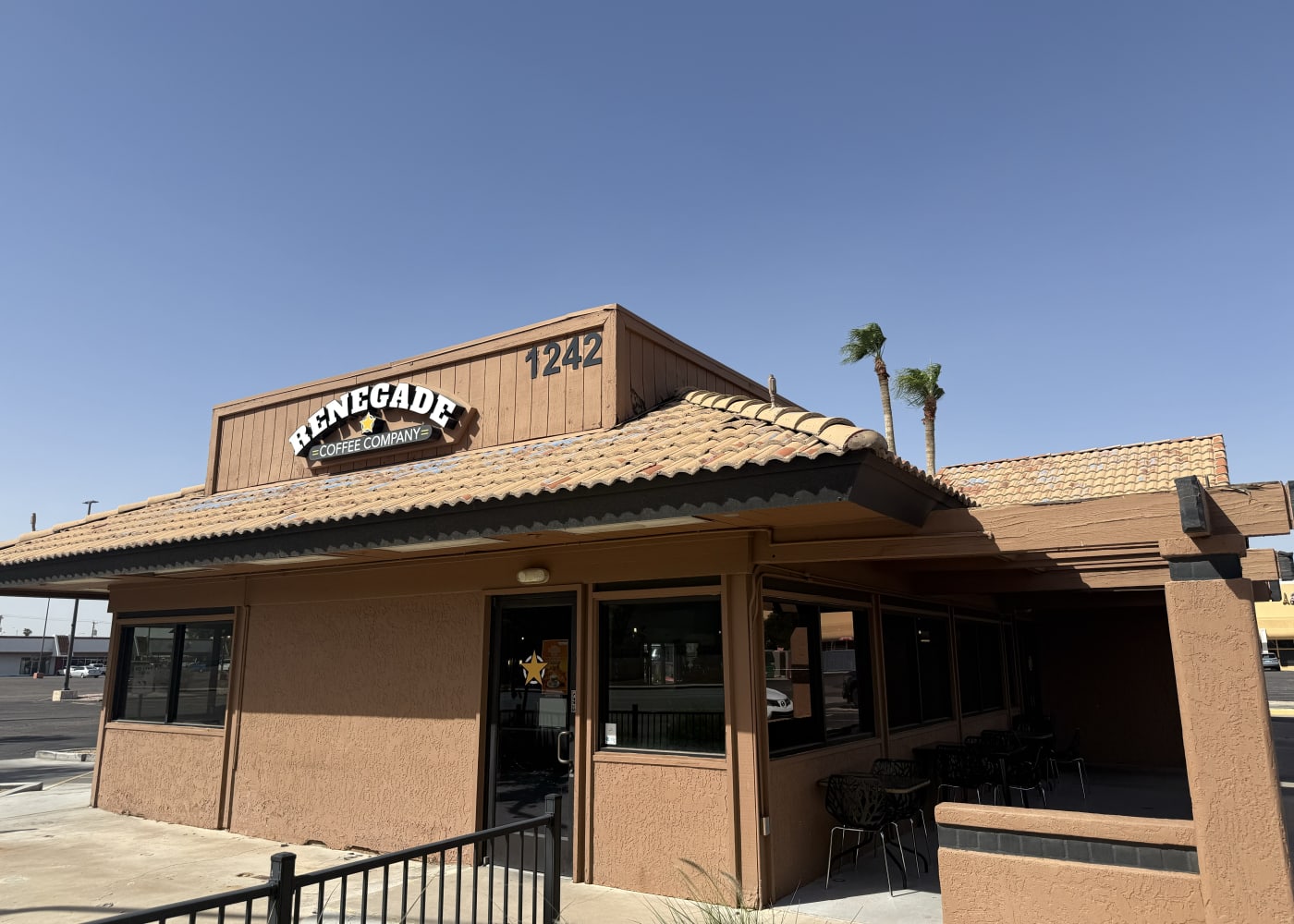 The Renegade Coffee shop on West University Drive in Mesa