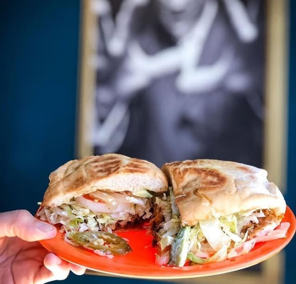 Torta Mixta at La Calle Tacos