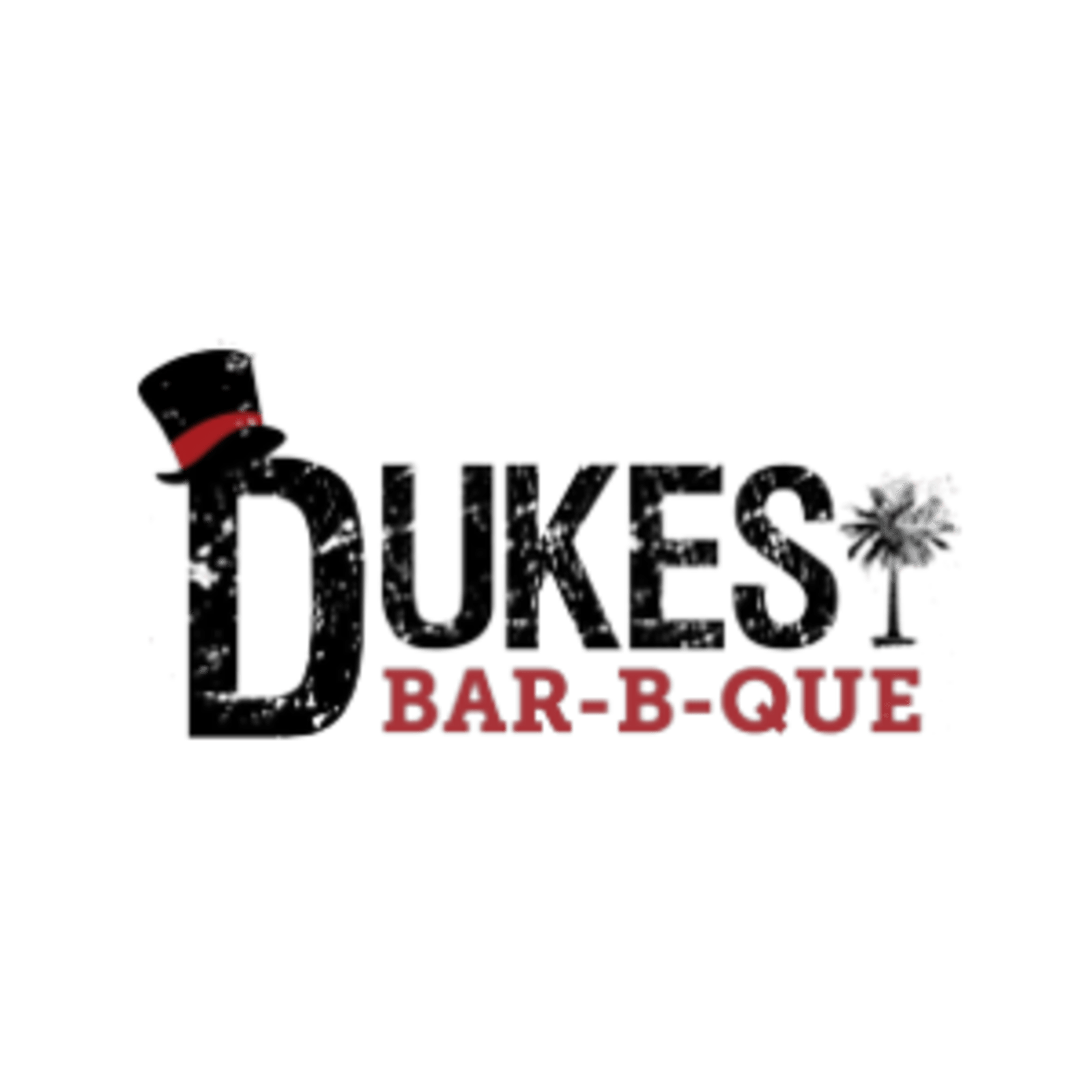 Dukes Bar-B-Que logo with top hat