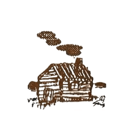 Handy's Smokehouse log cabin mark