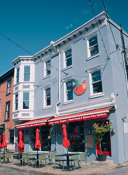 The Tomato Shack storefront in Manayunk, Philadelphia, PA