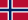 Flagge von Norwegen