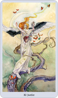 Shadowscapes Tarot ~ Justice shadowscapes tarot justice card