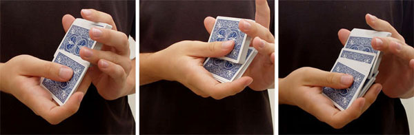 tarot card shuffle overhand