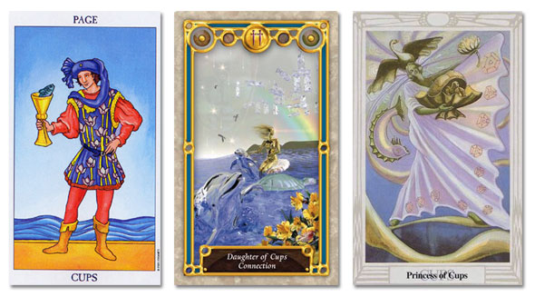 Tarot Court Cards Pages Princesses Daughters Tarot Elements