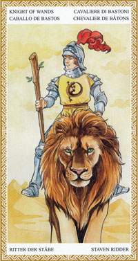 lo scarabeo tarot knight of wands