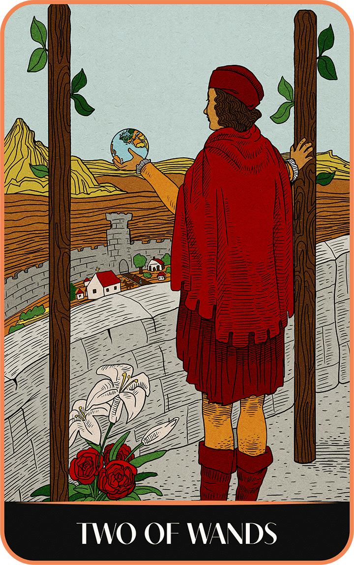 A tarot a day #6 - Due di Bastoni