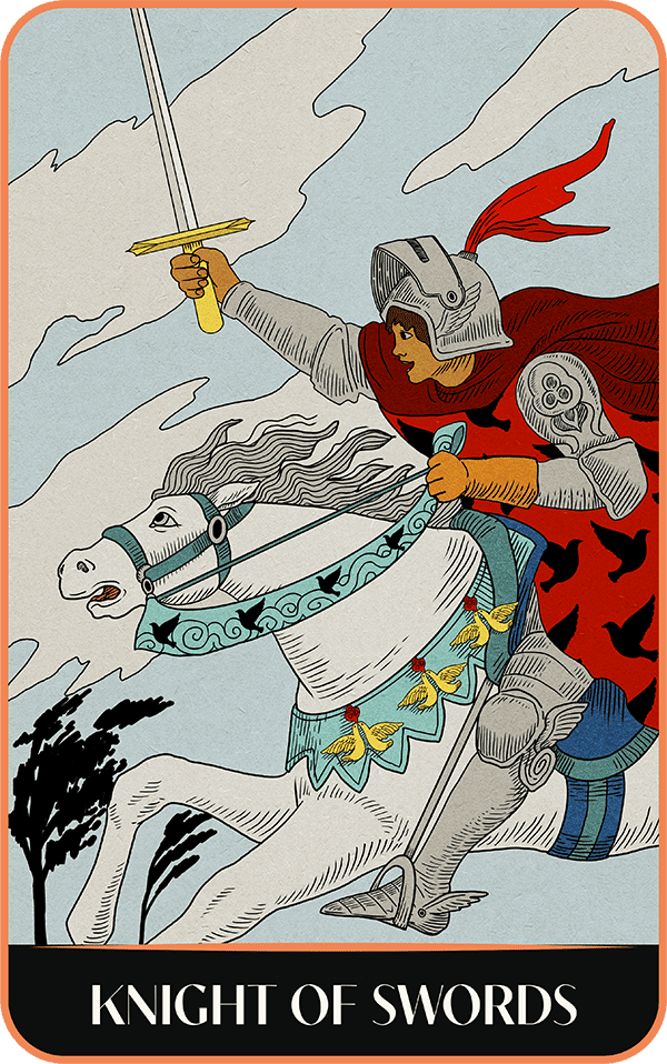 A tarot a day #8 - Cavaliere di Spade