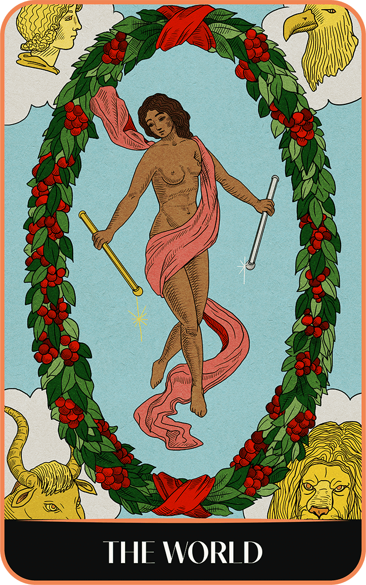 A tarot a day #11 - Il Mondo