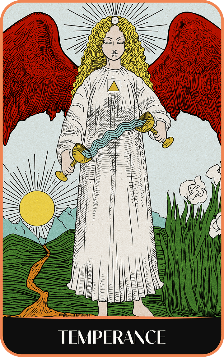 A tarot a day #14 - La Temperanza
